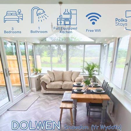 Dolwen Snowdonia Home By Polkastays Caernarfon Exterior photo