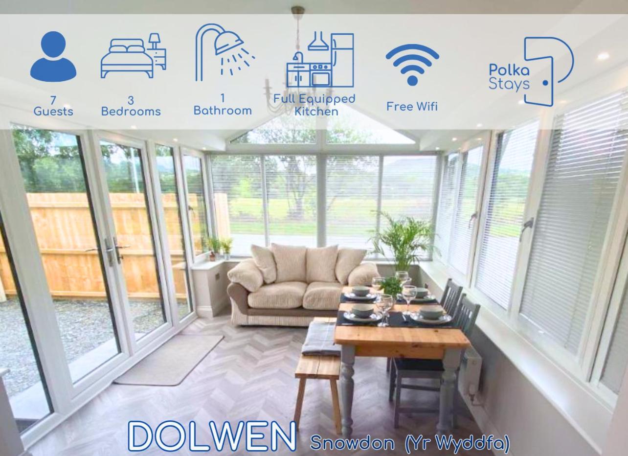 Dolwen Snowdonia Home By Polkastays Caernarfon Exterior photo